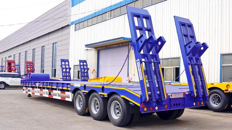 3 Axle 40 Feet Low Bed Trailer Price in Senegal Dakar