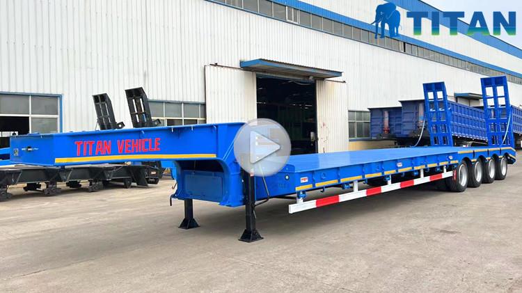 100 Ton Lowbed Truck | Semi Lowbed Trailer for Sale in Senegal