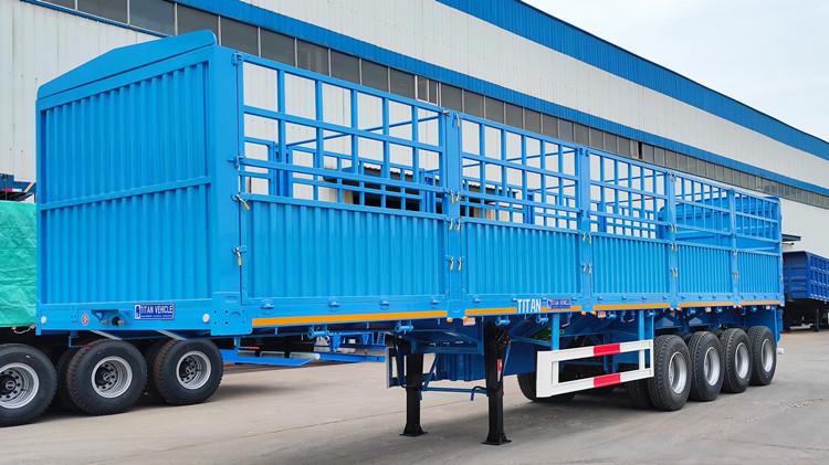 4 Axle Animal Livestock Semi Trailer for Sale in Senegal