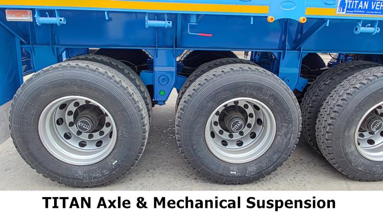 4 Axle Animal Livestock Semi Trailer for Sale in Senegal