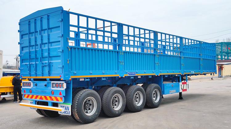 4 Axle Animal Livestock Semi Trailer for Sale in Senegal