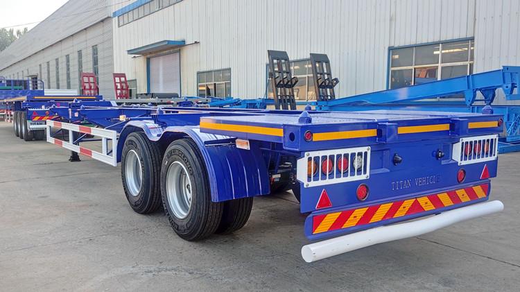 40Ft Container Skeletal Trailer for Sale in Senegal