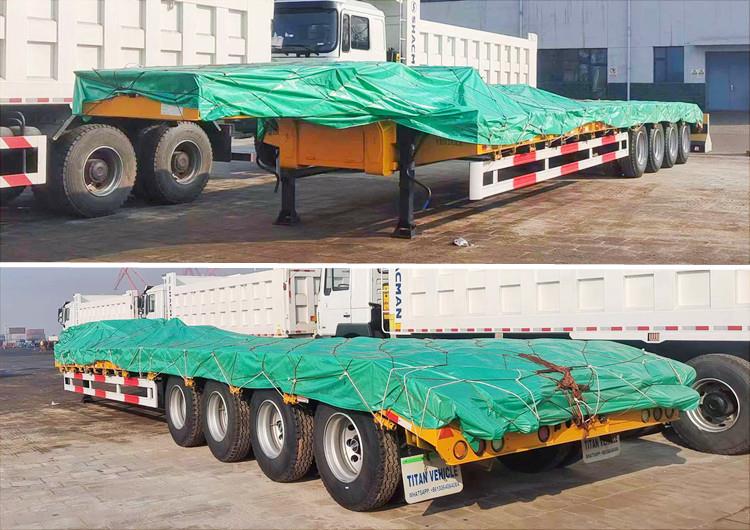 4 Axle 100 Ton Low Bed Trailer for Sale in Senegal