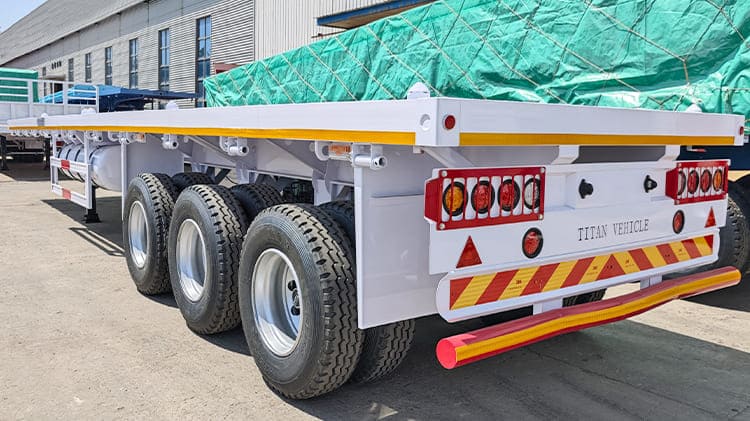 2025 New 40 Feet Flatbed Trailers Prices for Sale in Senegal