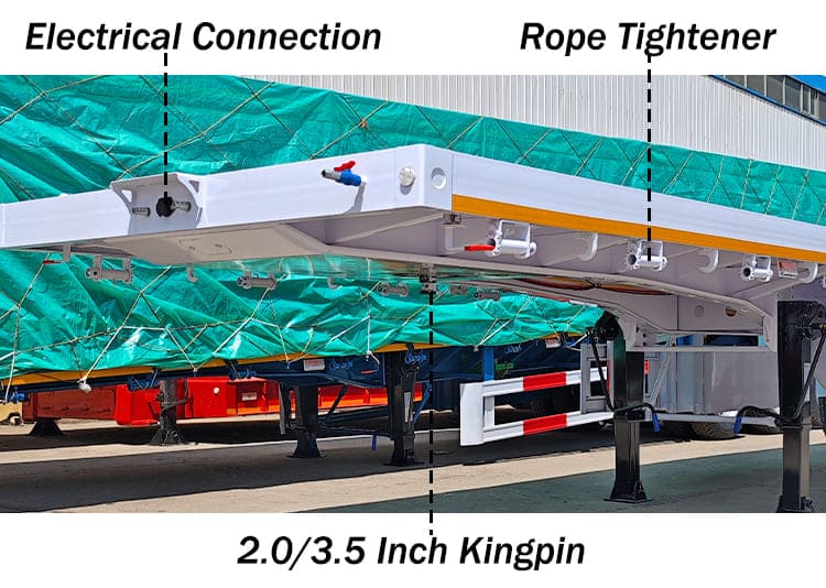 2025 New 40 Feet Flatbed Trailers Prices for Sale in Senegal