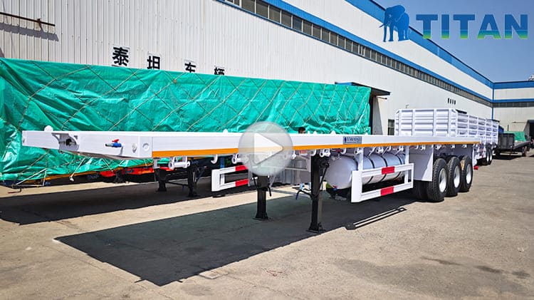 2025 New 40 Feet Flatbed Trailers Prices for Sale in Senegal
