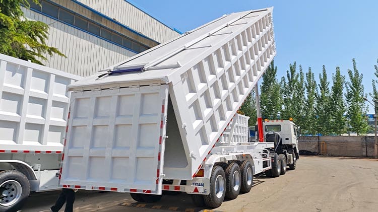 3 Axle Hydraulic Dump Trailer Prices for Sale in Senegal