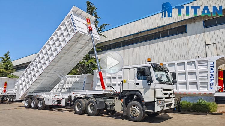 3 Axle Hydraulic Dump Trailer Prices for Sale in Senegal