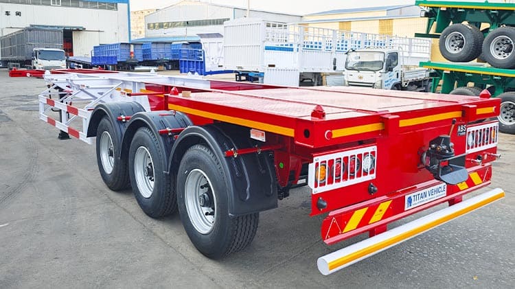 40 20 Ft Skeletal Container Trailers for Sale in Senegal