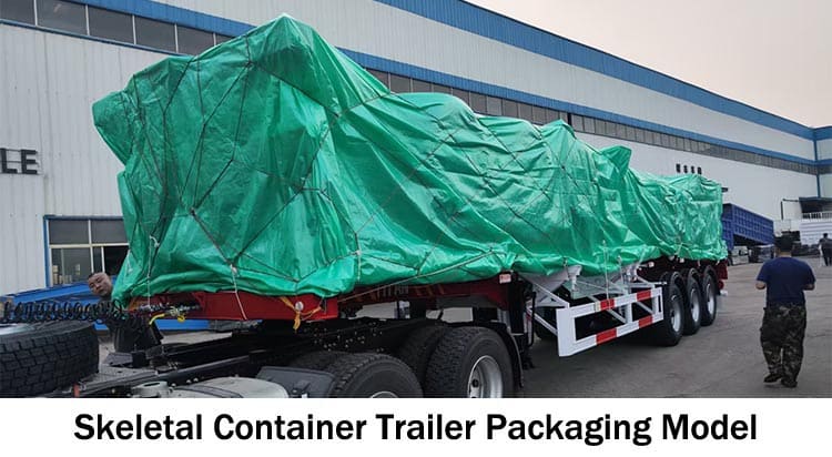 40 20 Ft Skeletal Container Trailers for Sale in Senegal