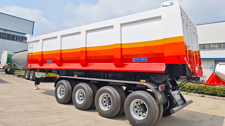 4 Axle Dump Trailer for Sale Near Me in Senegal