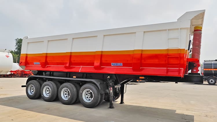 4 Axle Dump Trailer for Sale Near Me in Senegal