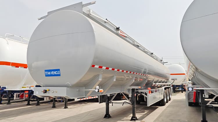 42000 Liters Fuel Tanker Trailers for Sale in Senegal
