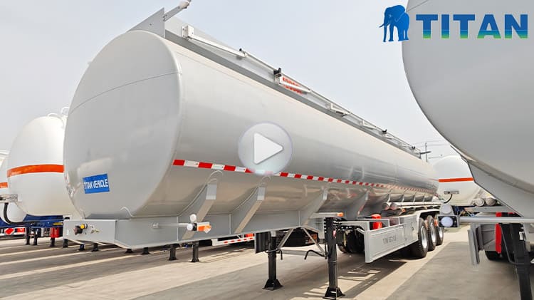 42000 Liters Fuel Tanker Trailers for Sale in Senegal