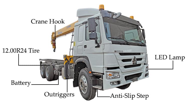 XCMG Truck Mounted Crane for Sale in Senegal