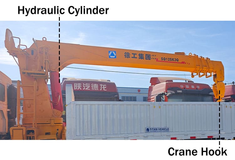 Heavy Duty Telescopic Truck Mounted Crane for Sale in Senegal