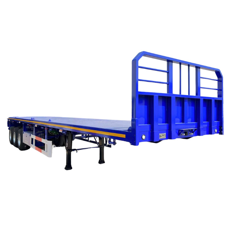 3 Axle 40 Foot Flat Bed Trailer