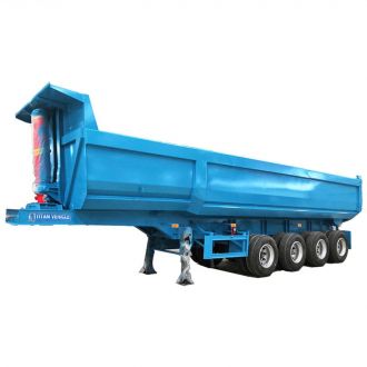 4 Axles Tipper Semi Trailer