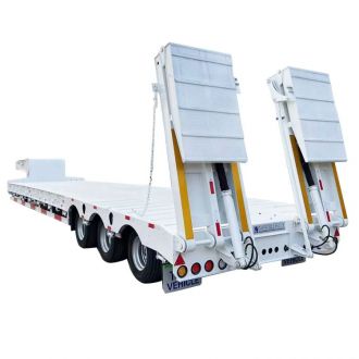 Tri Axle Low Loader Truck Trailer
