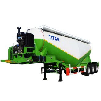 Tri Axle Dry Bulk Cement Trailer