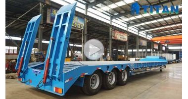 3 Axle Lowbed Semi Trailer