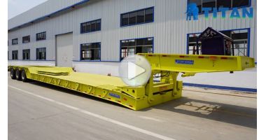 Multi types of RGN lowboy trailer