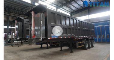 3 axle tipper semi trailer
